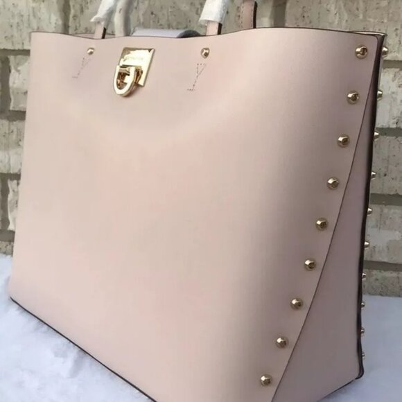 MICHAEL KORS MANHATTAN LARGE TOTE IN POWDER BLUSH NWT🌺 - Picture 2 of 6